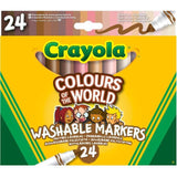 Crayola Colours of the World Washable Markers