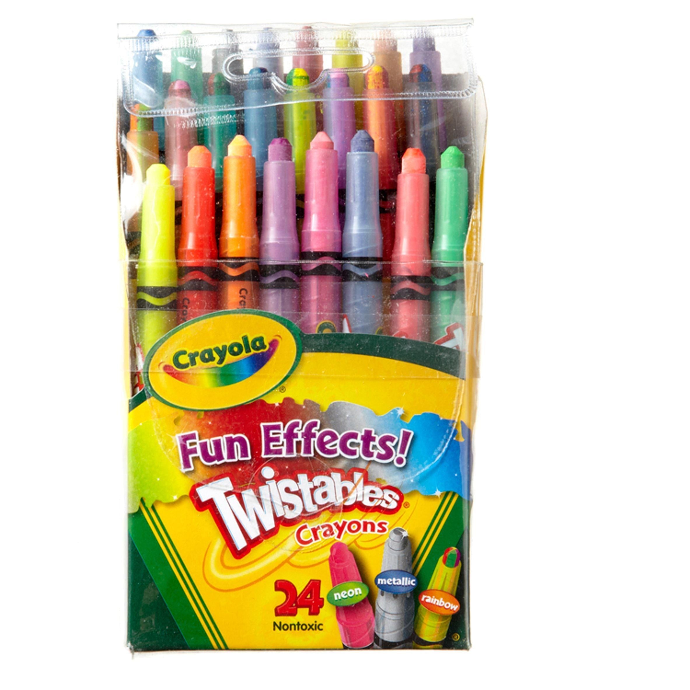 Crayola Fun Effects Twistable Crayons 24pk