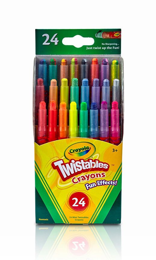 Crayola Mini Twistable Special Effect Crayons – 24 Pack