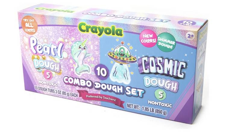 Crayola Silly Scents Pearl and Cosmic Dough