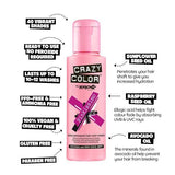 Crazy Color Semi Permanent Hair Color Cream Pinkissimo 42