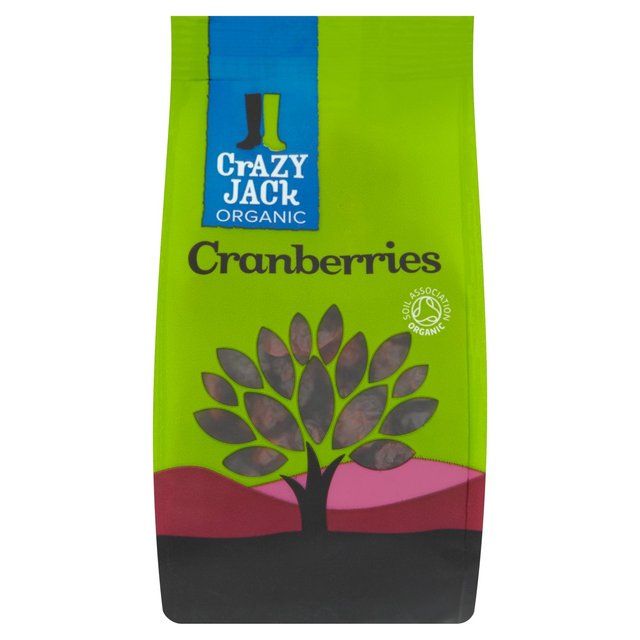 Crazy Jack Organic Cranberries   100g