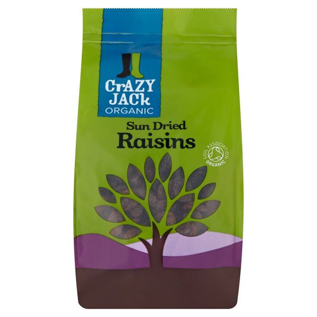 Crazy Jack Organic Raisins   375g