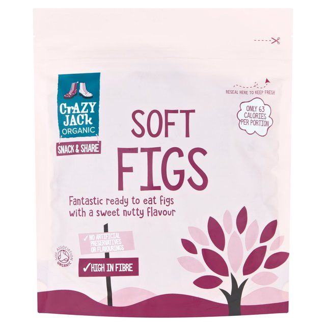 Crazy Jack Organic Soft Figs Ready To Eat   200g