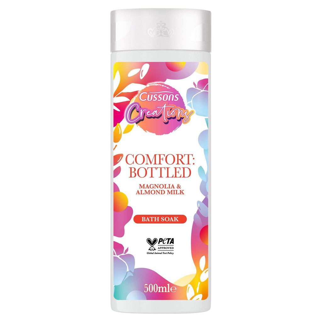 Creations Comfort Bottled Magnolia & Almond Milk Bath Soak 500ml