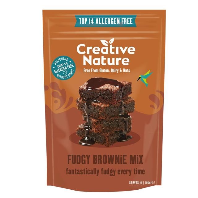 Creative Nature Chia & Cacao Choc Chip Brownie Baking Mix   250g