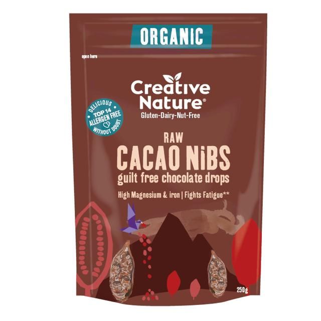 Creative Nature Organic Raw Cacao Nibs   250g