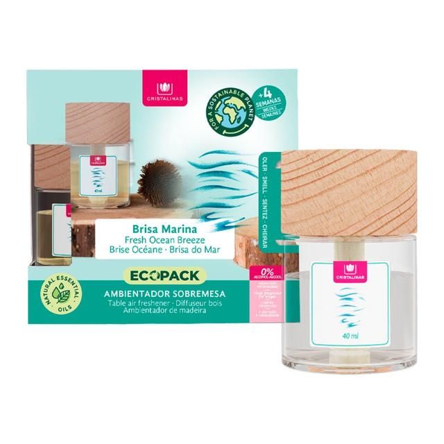 Cristalinas Wooden Top Diffuser Fresh Ocean Breeze   40ml