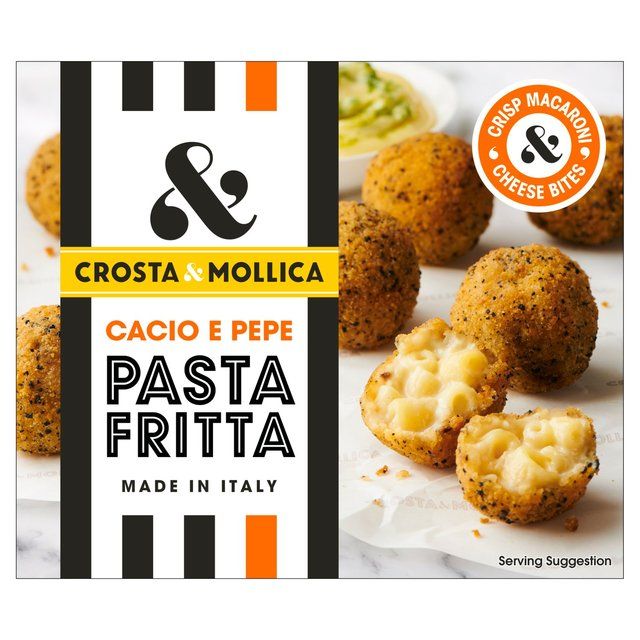 Crosta &amp;amp; Mollica Frozen Pasta Fritta Cacio Pepe   225g