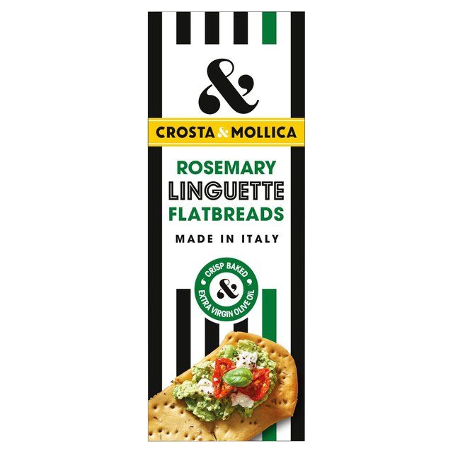 Crosta & Mollica Rosemary Linguette Flatbreads   150g