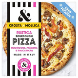 Crosta &amp;amp; Mollica Rustica Sourdough Pizza with Pancetta &amp;amp; Mushrooms   442g