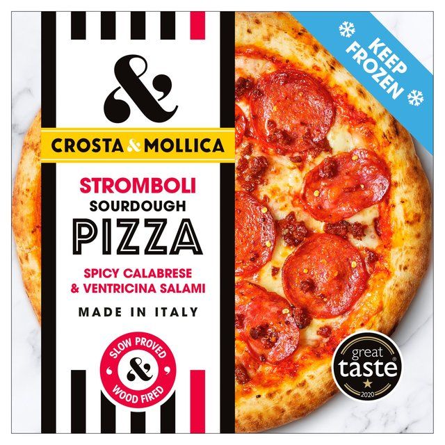 Crosta &amp;amp; Mollica Stromboli Sourdough Pizza with Pepperoni &amp;amp; Spicy Salami   447g