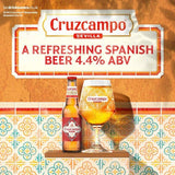 Cruzcampo Lager Beer Bottles   12 x 330ml