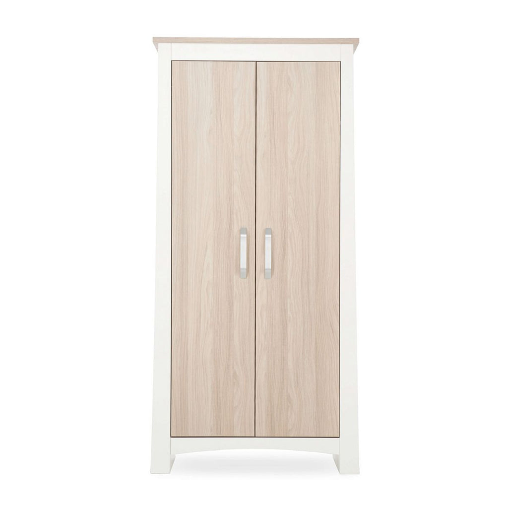 CuddleCo Ada 2 Door Nursery Wardrobe – White and Ash