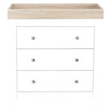 CuddleCo Clara 3 Drawer Dresser &amp;amp; Changer Driftwood Ash