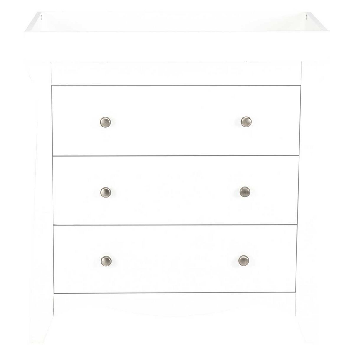 CuddleCo Clara 3 Drawer Dresser &amp;amp; Changer White