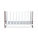 CuddleCo Enzo Cot Bed - Oak and White