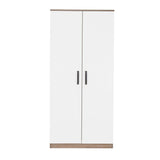 CuddleCo Enzo Nursery Wardrobe - Oak and White