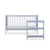 CuddleCo Nola 2 Piece Nursery Furniture Set - Flint Blue