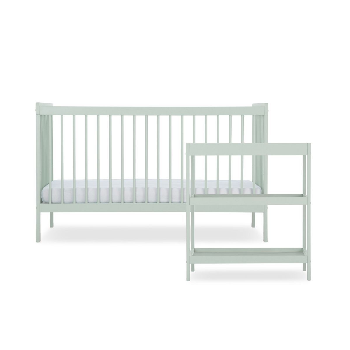 CuddleCo Nola 2 Piece Nursery Furniture Set - Sage Green