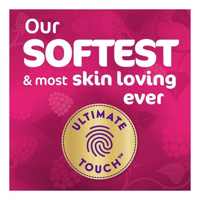 Cushelle Quilted Raspberry &amp;amp; Rhubarb 50% Longer Toilet Rolls   6 per pack