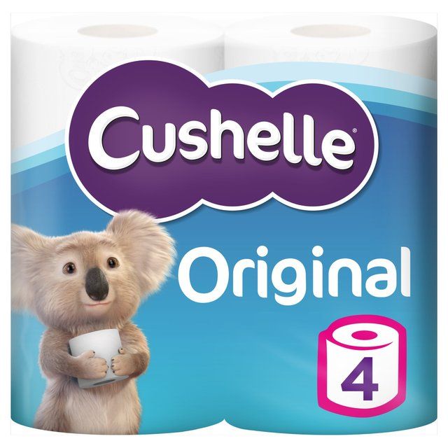 Cushelle Toilet Rolls   4 per pack