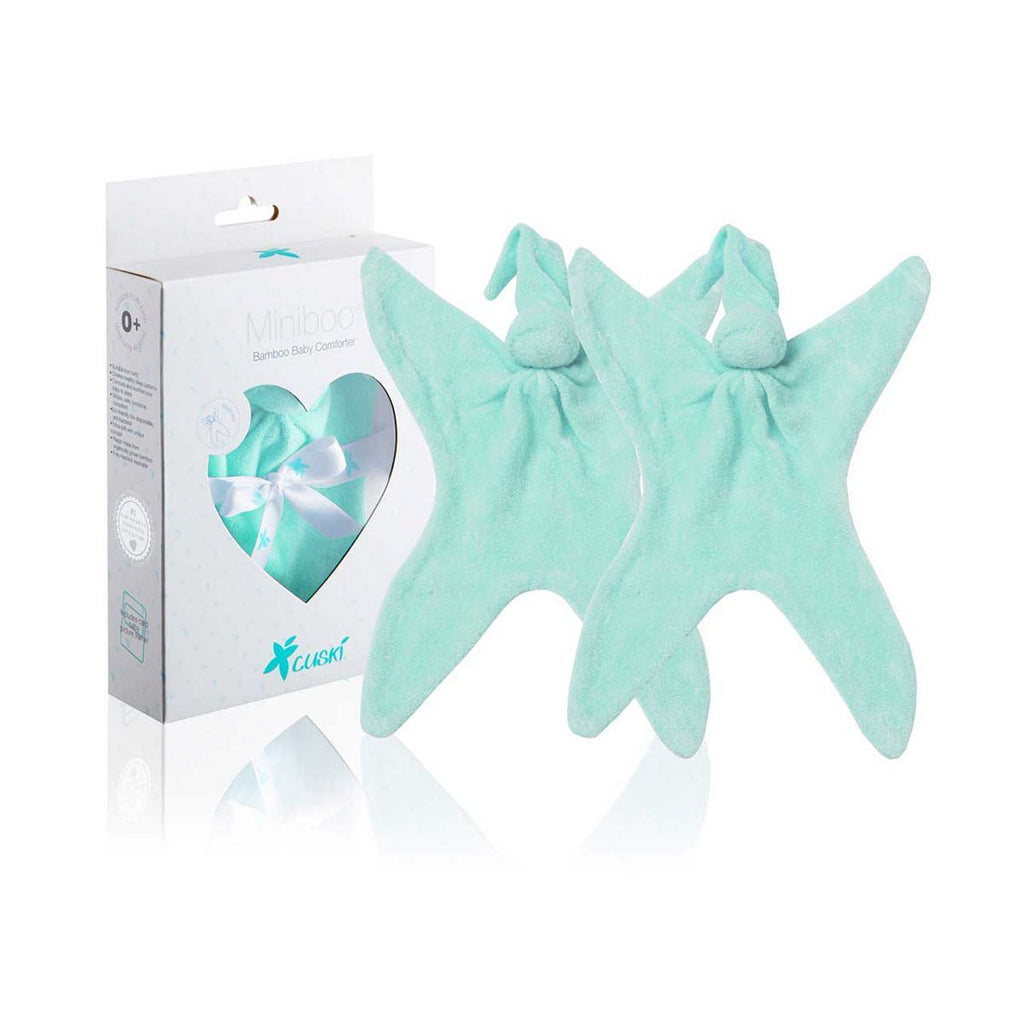 Cuski Miniboos Mint 2 Pack Premature Baby Comforters