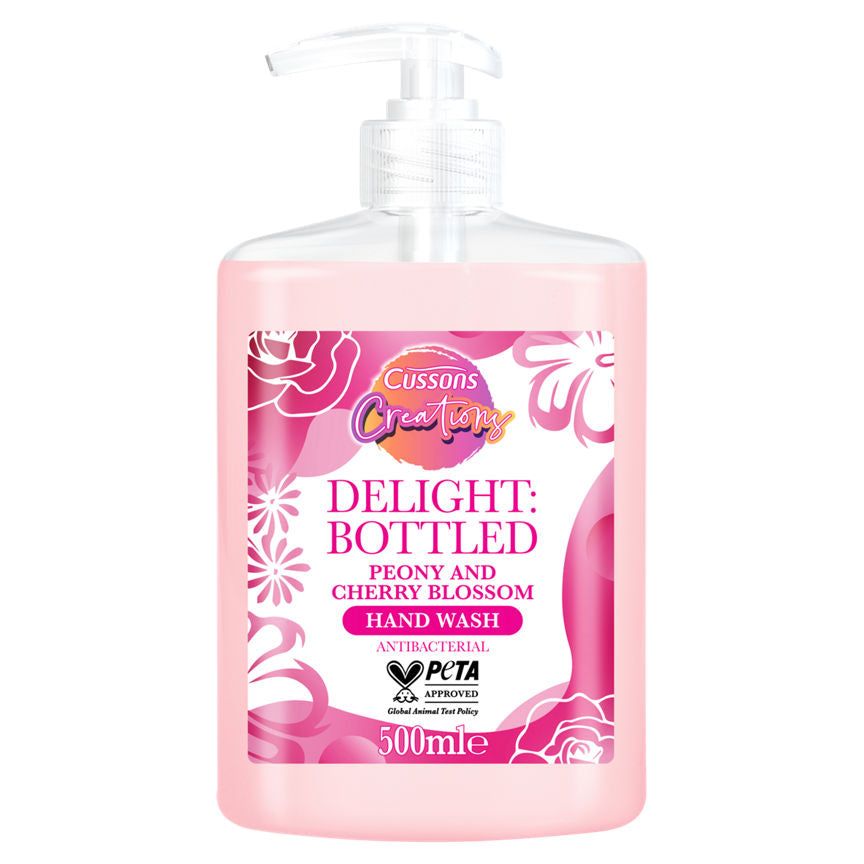 Cussons Creations Peony & Cherry Blossom Hand Wash 500ml