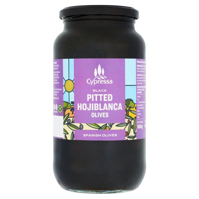 Cypressa Pitted Black Olives   860g