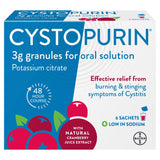 Cystopurin 3g Granules For Oral Solution Potassium Citrate Sachets x6