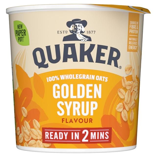 Quaker Oat So Simple Golden Syrup Porridge Cereal Pot   57g