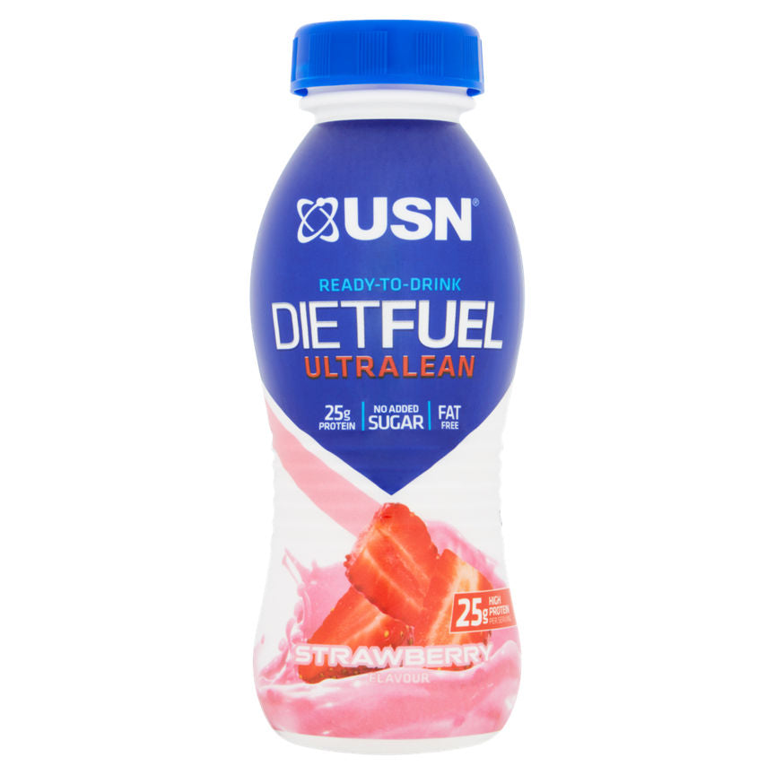 USN Diet Fuel Ultralean Ready-To-Drink Strawberry Flavour GOODS ASDA   