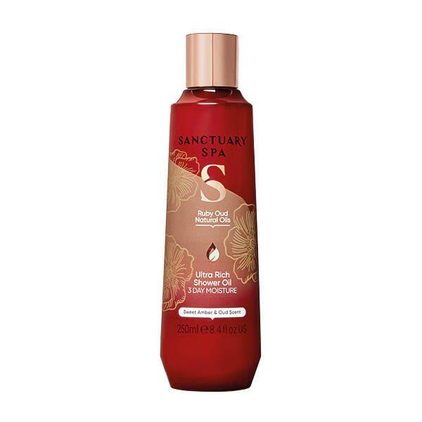 Sanctuary Spa Ruby Oud Natural Oils Ultra Rich Shower Oil