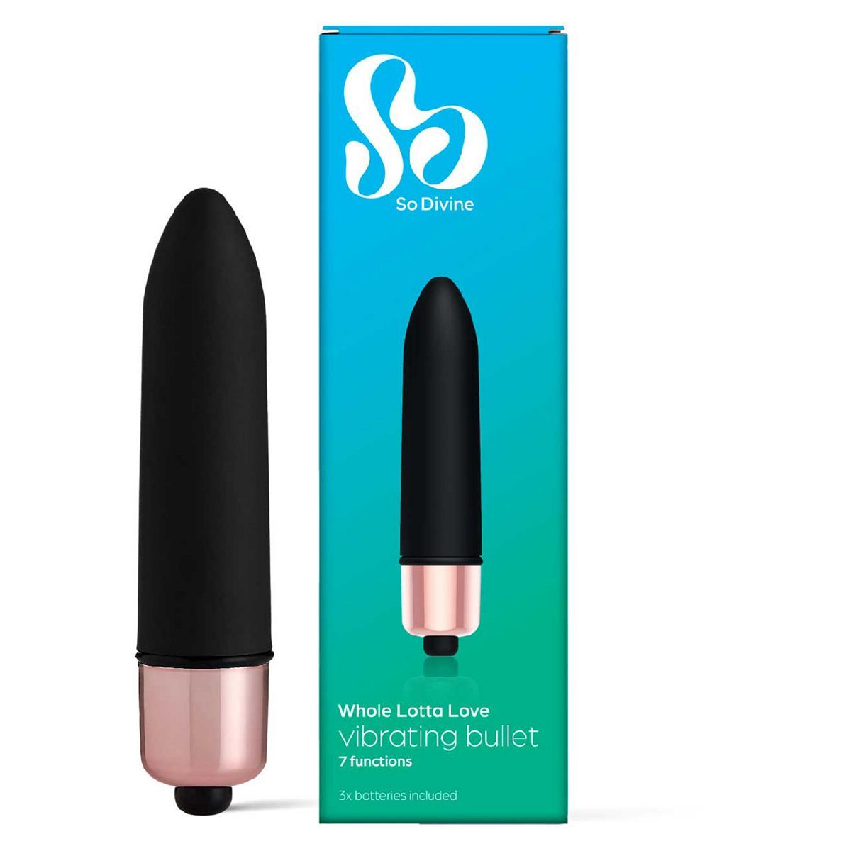 So Divine 7 Function Vibrating Bullet - Whole Lotta Love Intimate Care Boots   