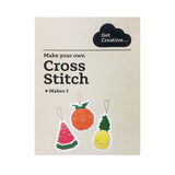 Sainsbury's Get Creative Fruit Cross Stitch GOODS Sainsburys   