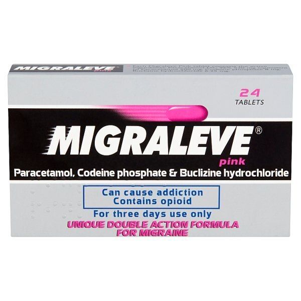 Migraleve Pink Migraine Relief Tablets 24s