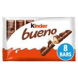 Kinder Bueno Milk Chocolate &amp; Hazelnuts Bars Multipack 4x43g