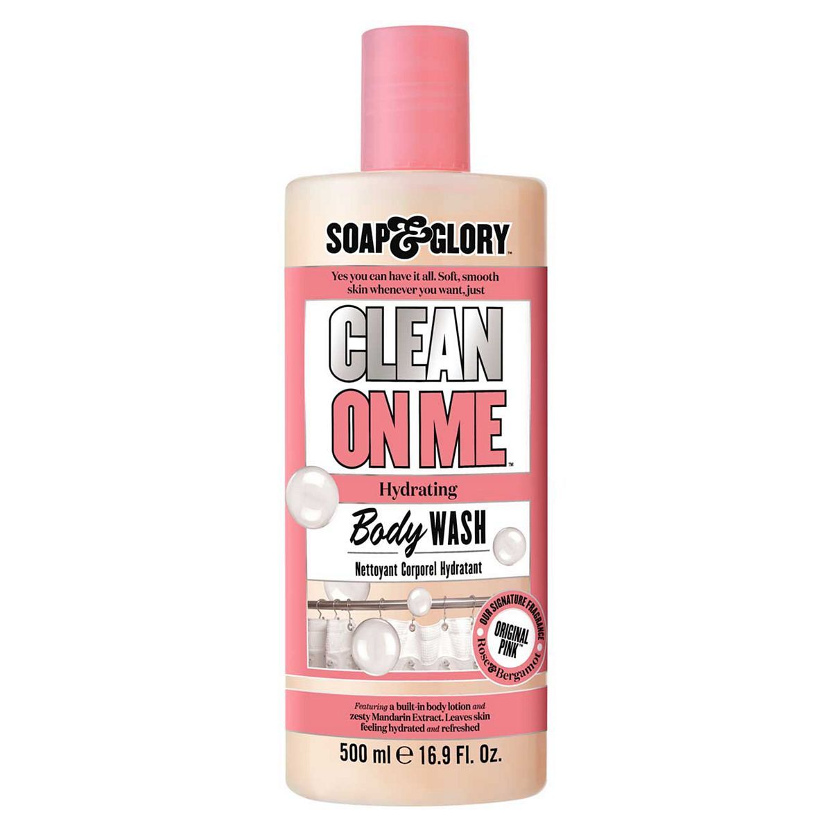 Soap &amp; Glory Clean on Me Shower Gel 500ml