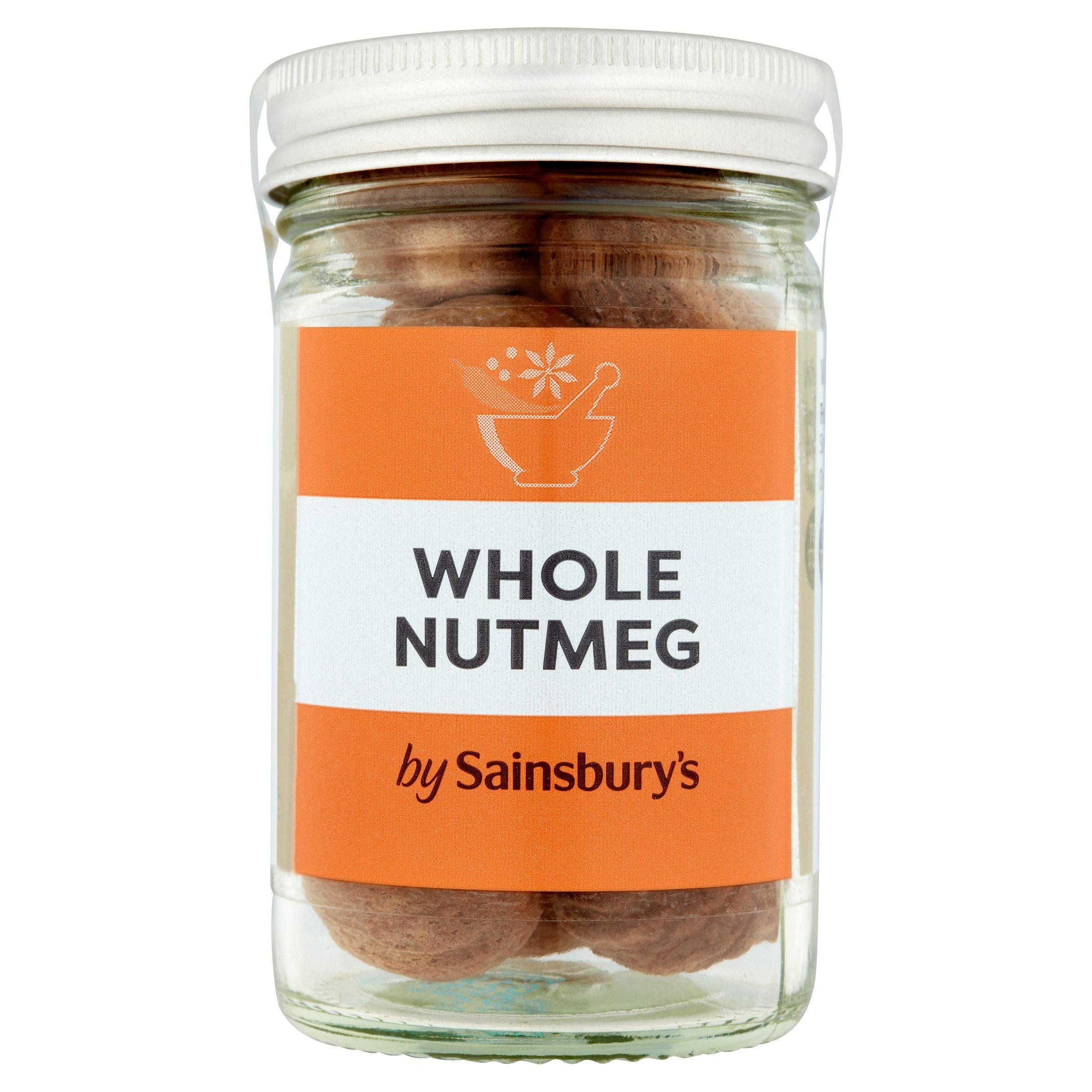 Sainsbury's Whole Nutmeg 36g Herbs spices & seasoning Sainsburys   