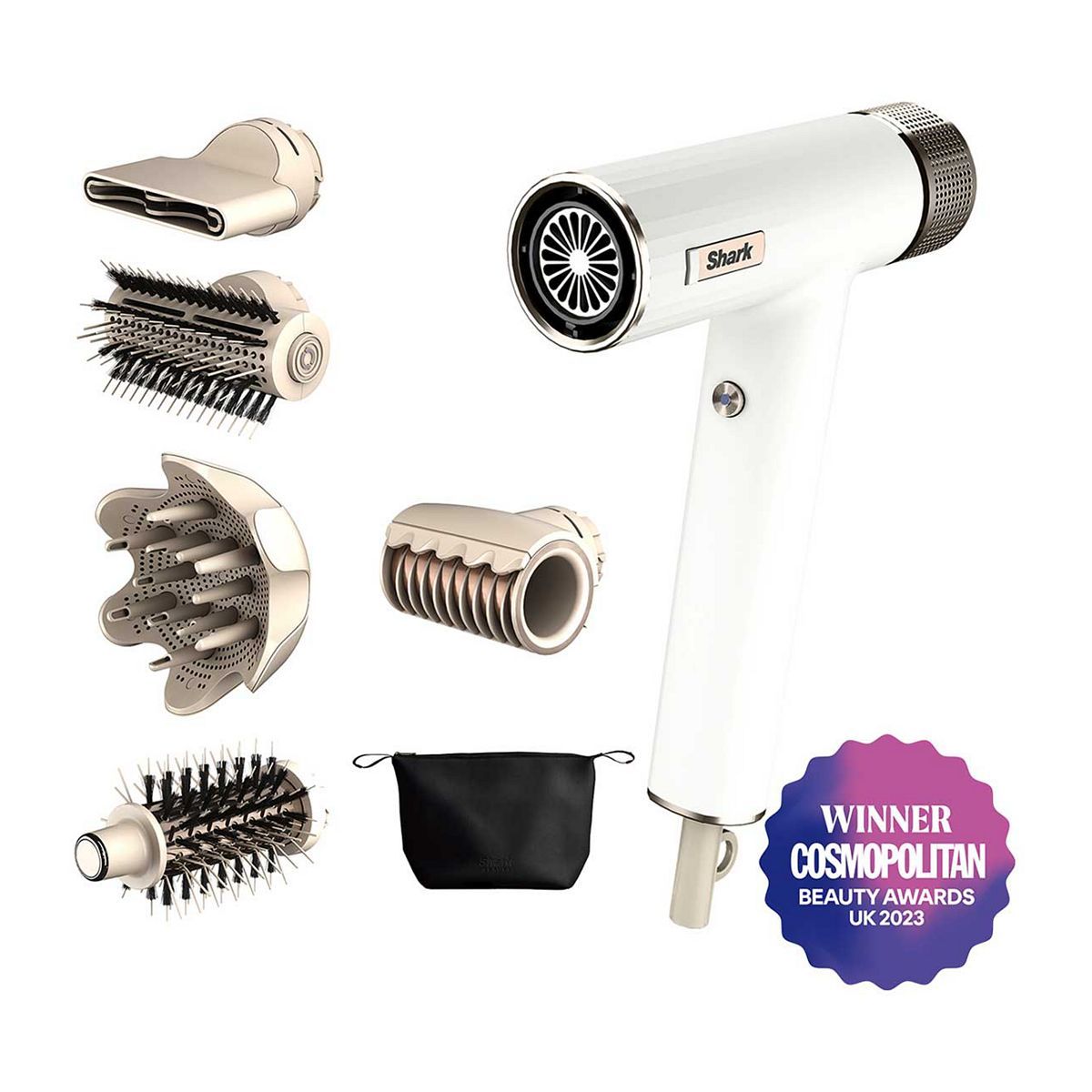 Shark SpeedStyle RapidGloss Finisher & High-Velocity Hair Dryer for Curly & Coily Hair HD332UK GOODS Boots   