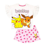 Pokemon Girls Besties Frill Short Pyjama Set (3-4 Years) GOODS Superdrug   