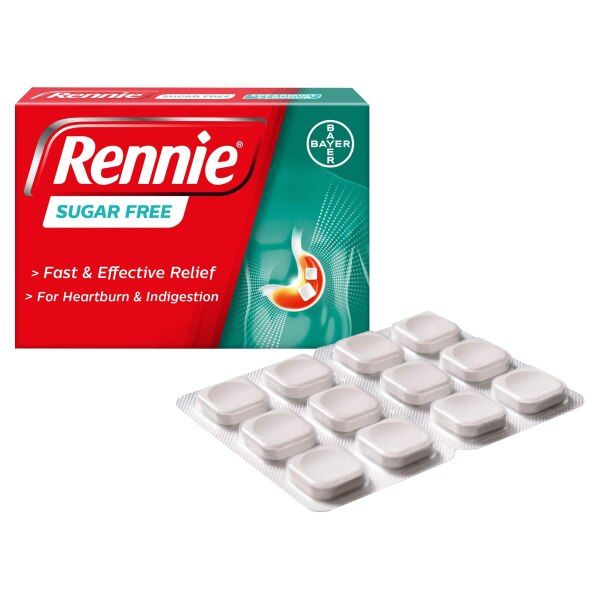 Rennie Sugar Free Heartburn & Indigestion Relief 72 Tablets GOODS Superdrug   