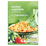 Sainsbury's Roasted Vegetable Couscous 110g Quinoa couscous & pulses Sainsburys   