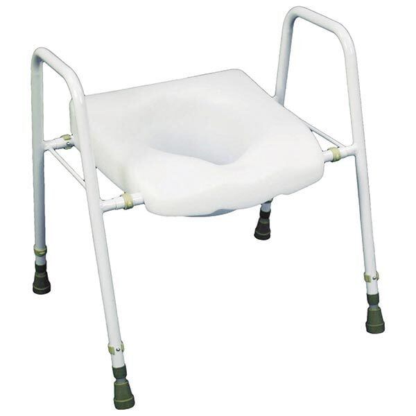 President Adjustable Raised Toilet Seat And Frame