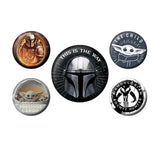 Star Wars Badge Set (Pack of 5) GOODS Superdrug   