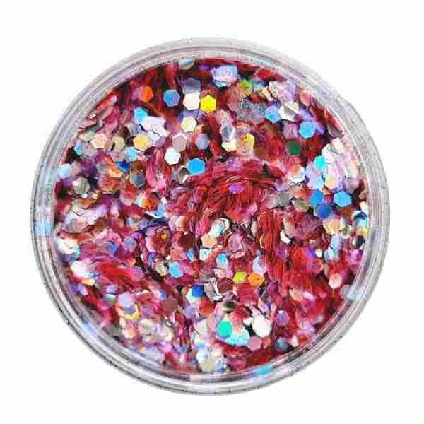 Luvyah Cosmetics Mermaid Pink Festival Body Face Glitter 10g