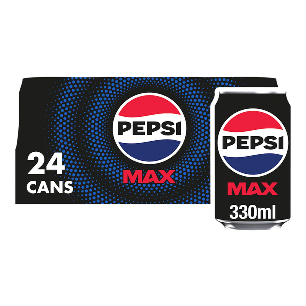 Pepsi Max No Sugar Cola Cans 24x330ml