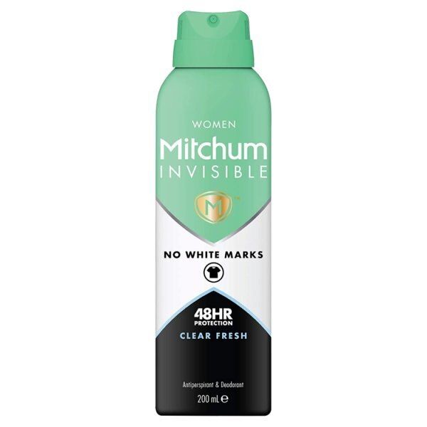 Mitchum Women Invisible Clear Fresh Aerosol 200ml GOODS Superdrug   