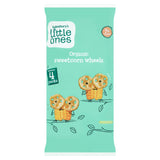 Sainsbury's Little Ones Organic Sweetcorn Wheels 7+ Months 4x12g GOODS Sainsburys   