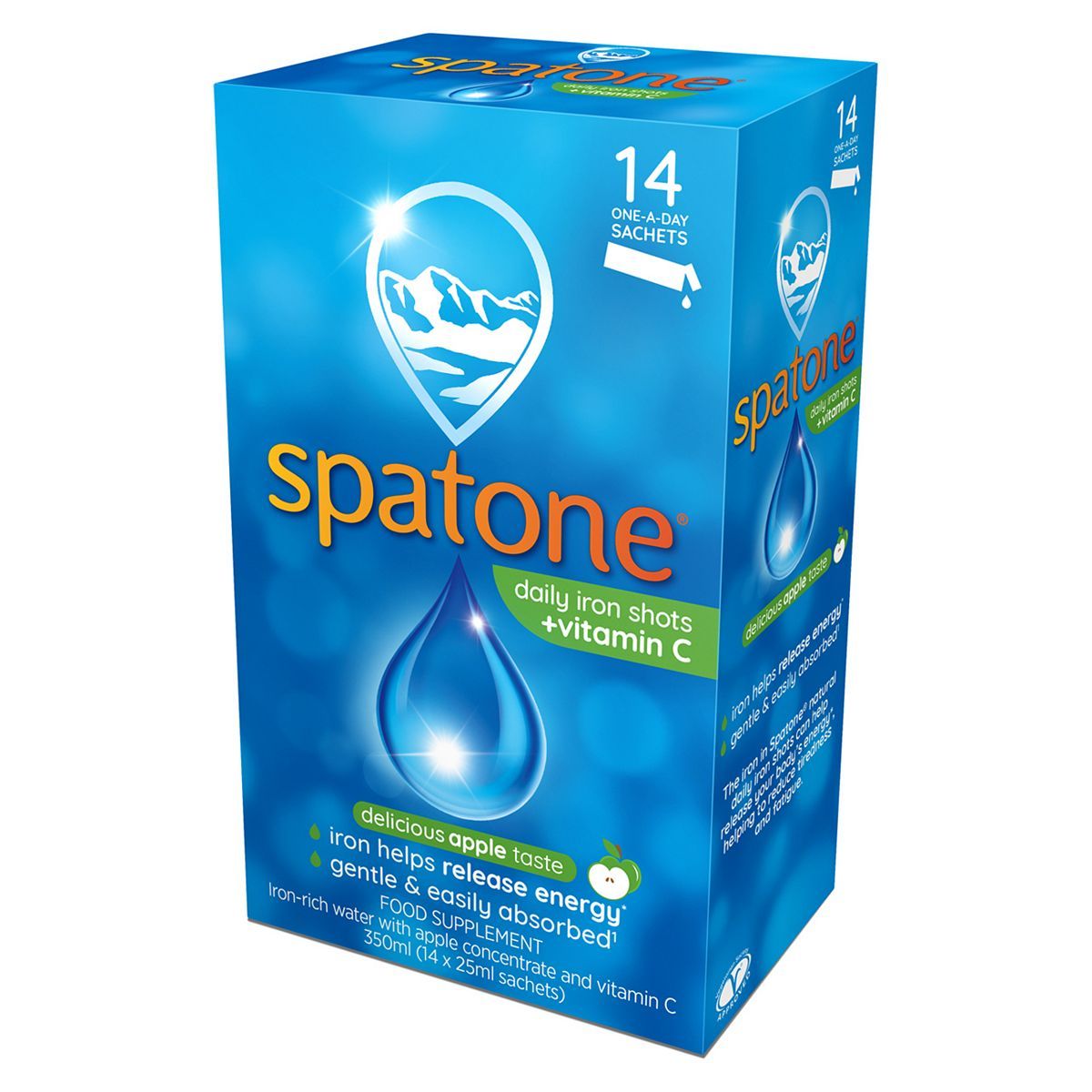 Spatone Apple Daily Iron Shots + Vitamin C 14 Sachets GOODS Boots   